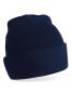 Preview: Patch-Beanie mit viereckigem Patch - verschiedene Farben - Gr. Onesize